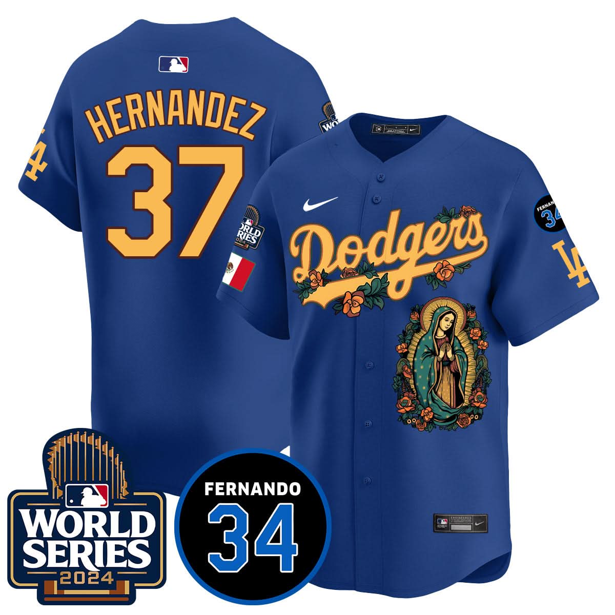 LAD Guadalupe - Fernando Valenzuela Memorial Jersey - Printed