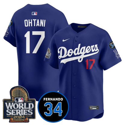 LAD Fernando Valenzuela Memorial Jersey - Stitched
