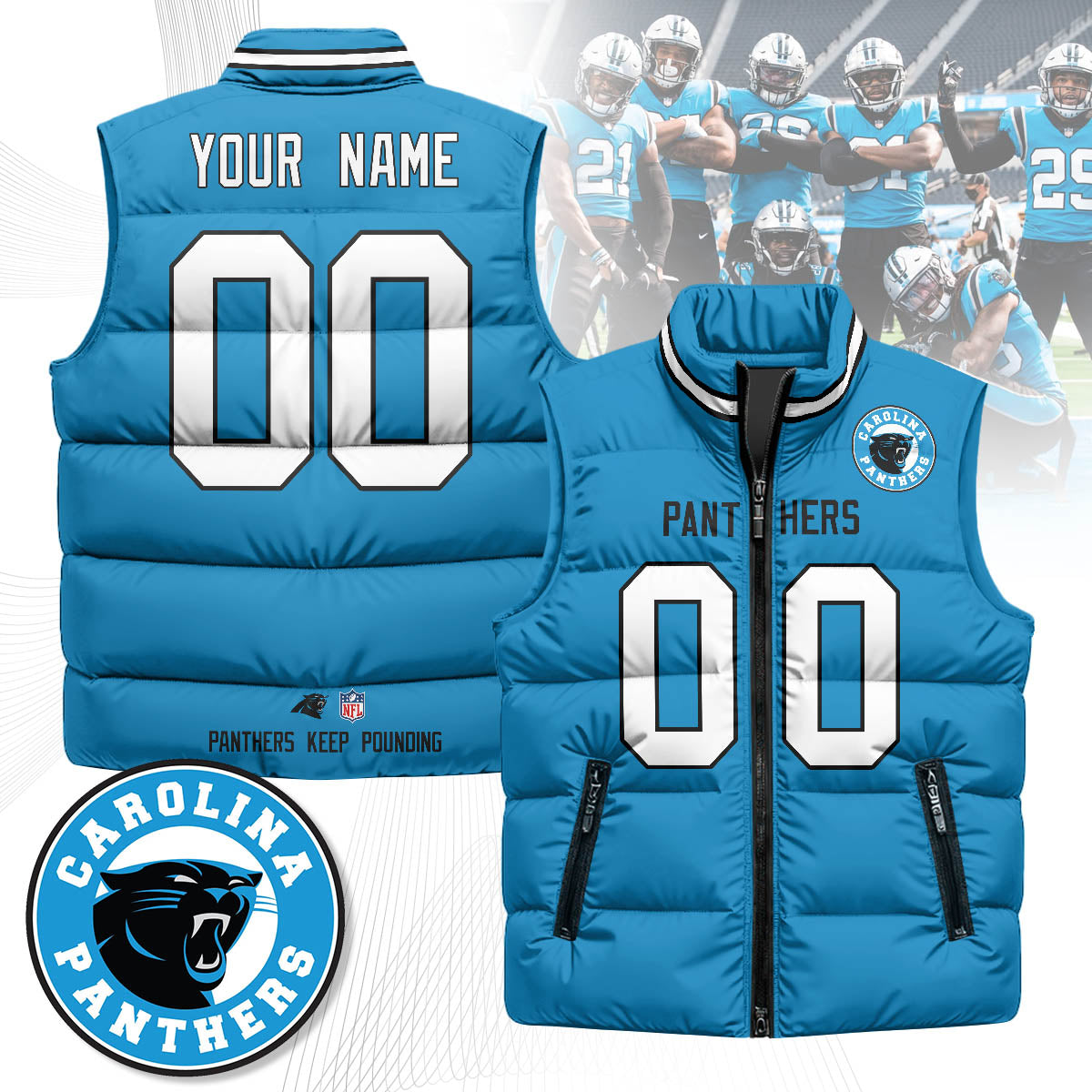 PersonalizedCP Unisex Puffer Vest