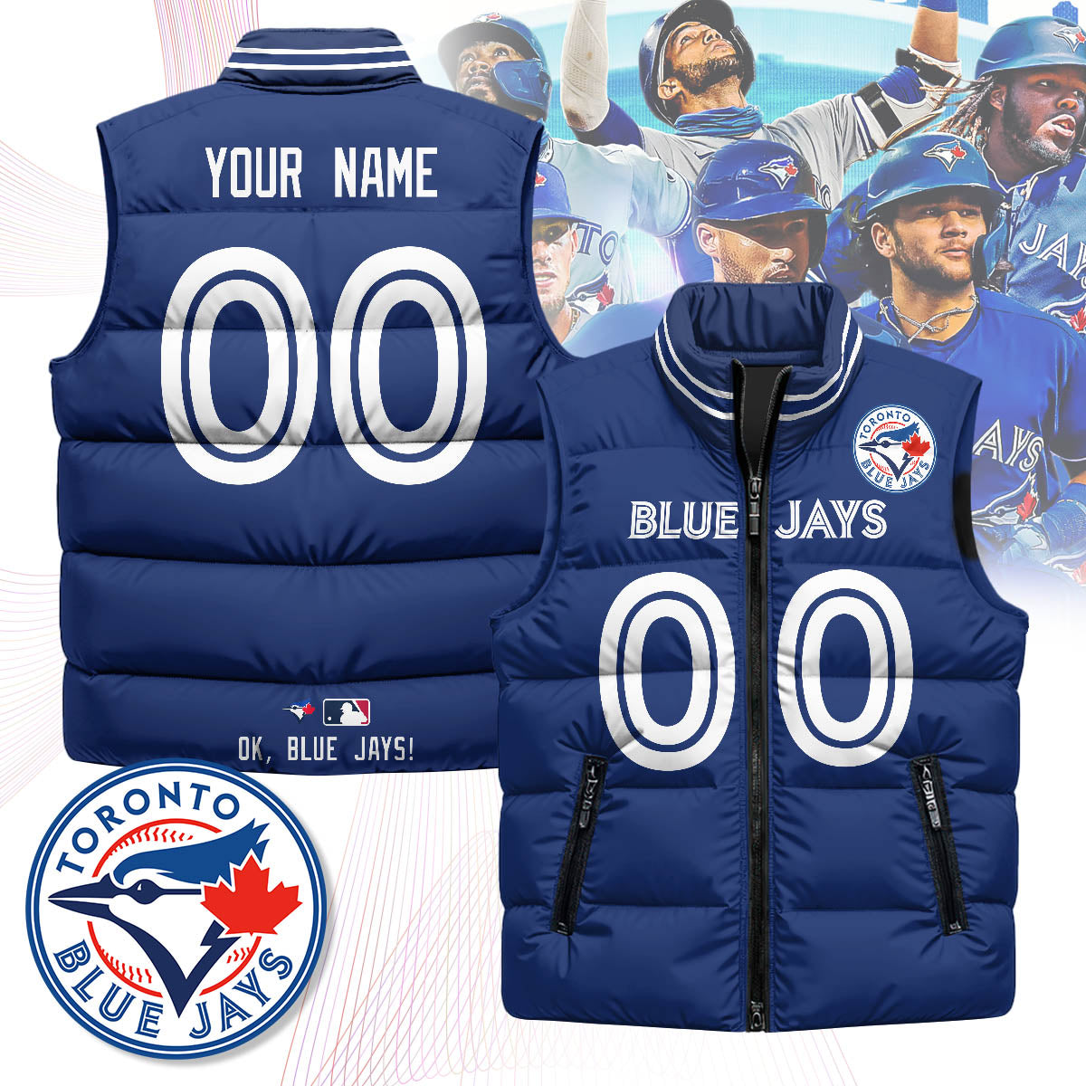 Personalized TBJ Unisex Puffer Vest