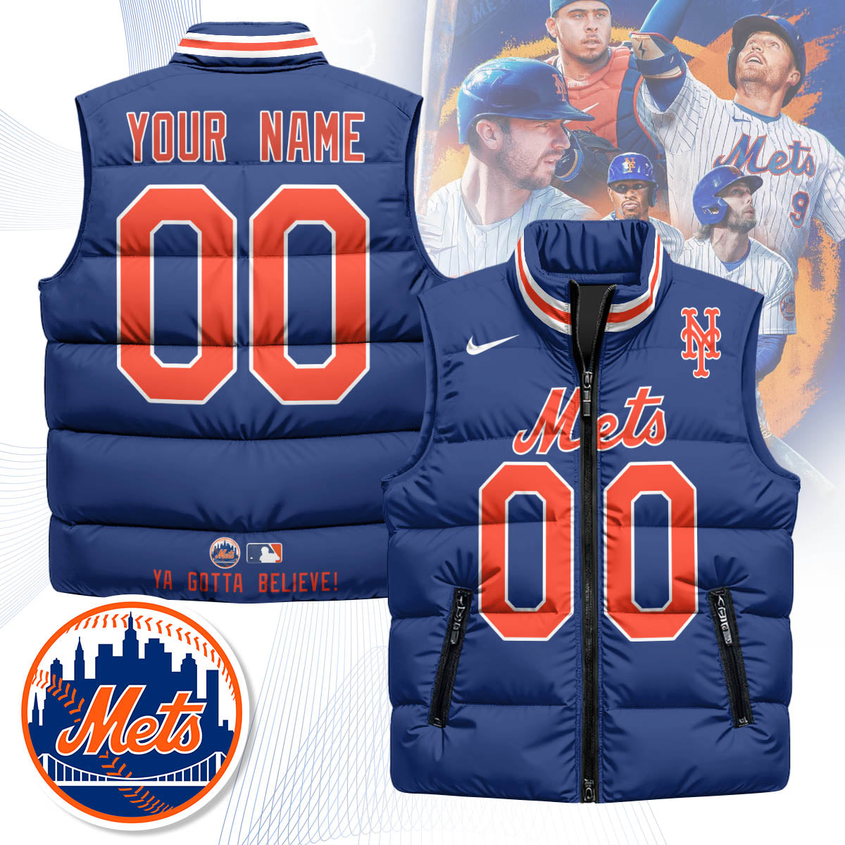 Personalized NYM Unisex Puffer Vest