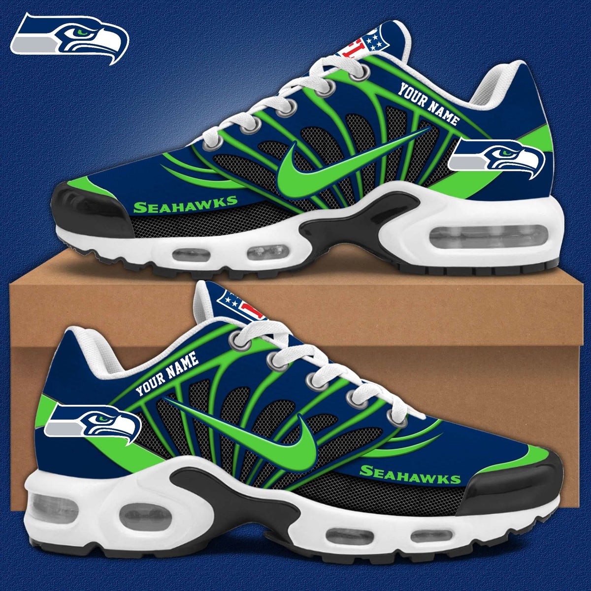 Seattle Seahawks Personalized Shoes Limited Edition