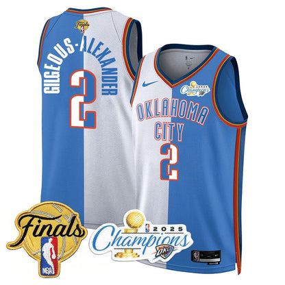 OKC 2025 Basketball  Champions Jersey - Stitched