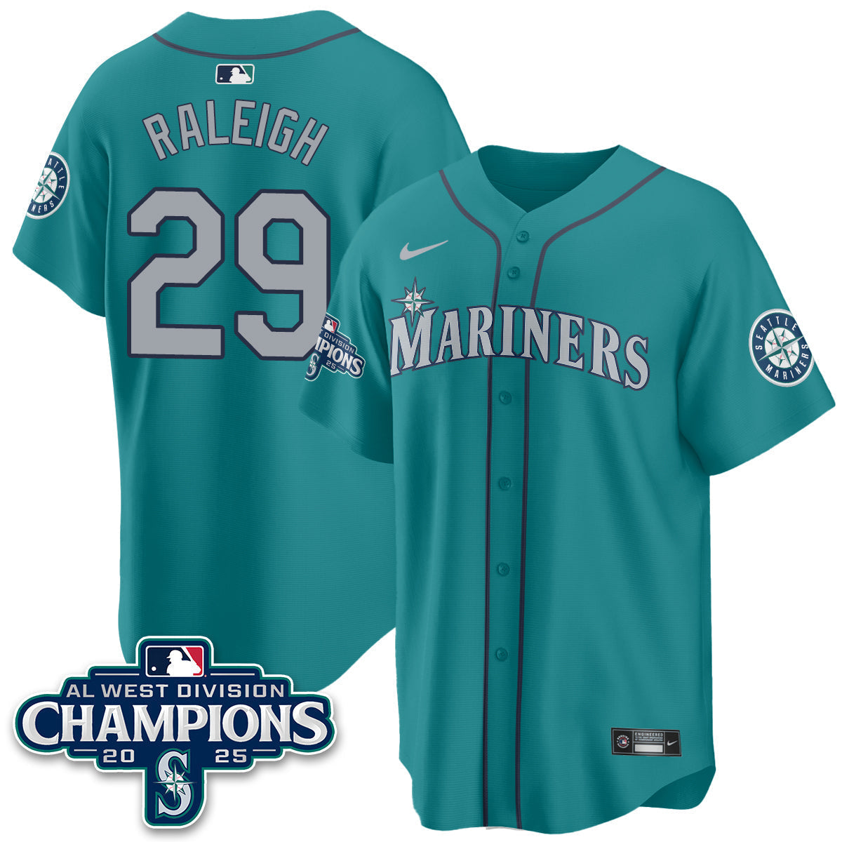 SM 2025 AL West Division Champions Jersey - Stitched