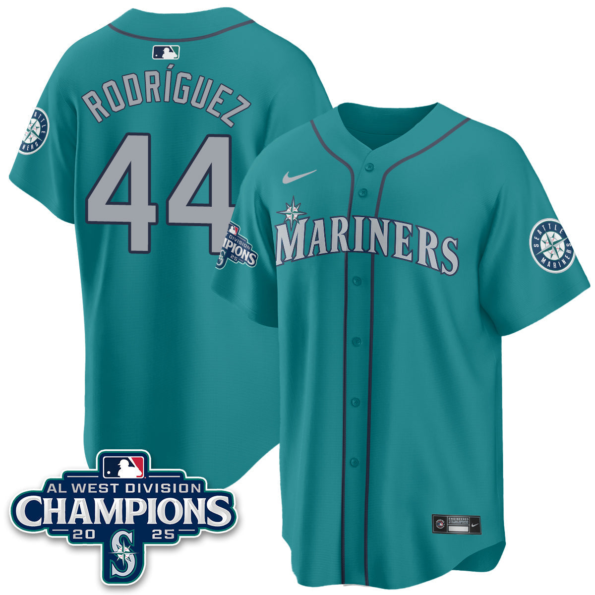 SM 2025 AL West Division Champions Jersey - Stitched