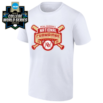 OU 2026 NCAA Men’s Baseball National Champions One Side T-Shirt V2