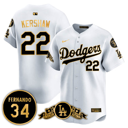 LAD 2025 National League Champions Jersey - Stitched
