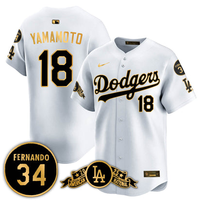 LAD 2025 National League Champions Jersey - Stitched