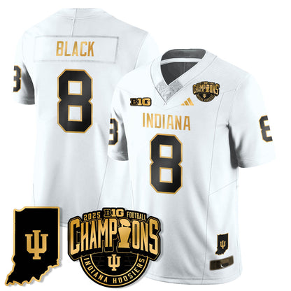 IND Vapor Limited Football Gold Jersey - Big 10 Champions - Stitched