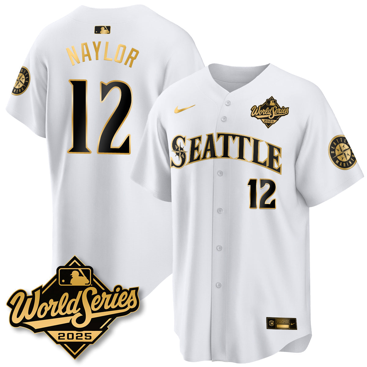 SEA 2025 World Series Gold Jersey - Stitched