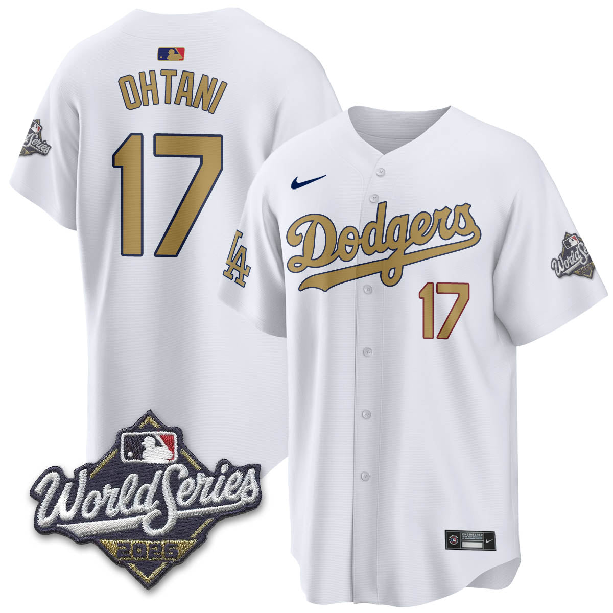 LAD 2025 World Series Jersey - Stitched