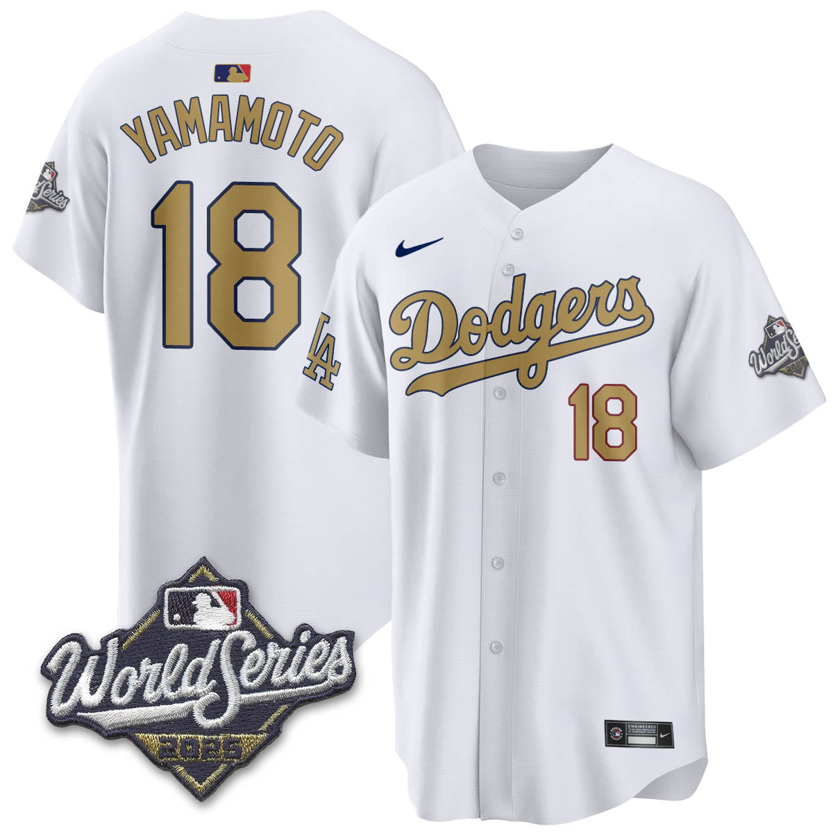 LAD 2025 World Series Jersey - Stitched