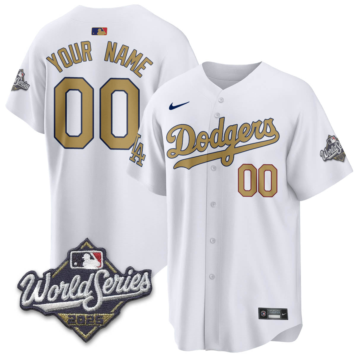 LAD 2025 World Series Jersey - Stitched