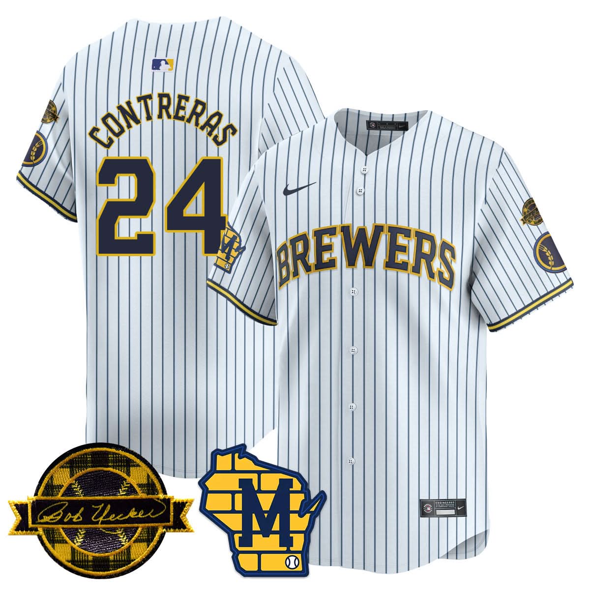 MB 2025 Limited Jersey - Bob Uecker Patch - Stitched