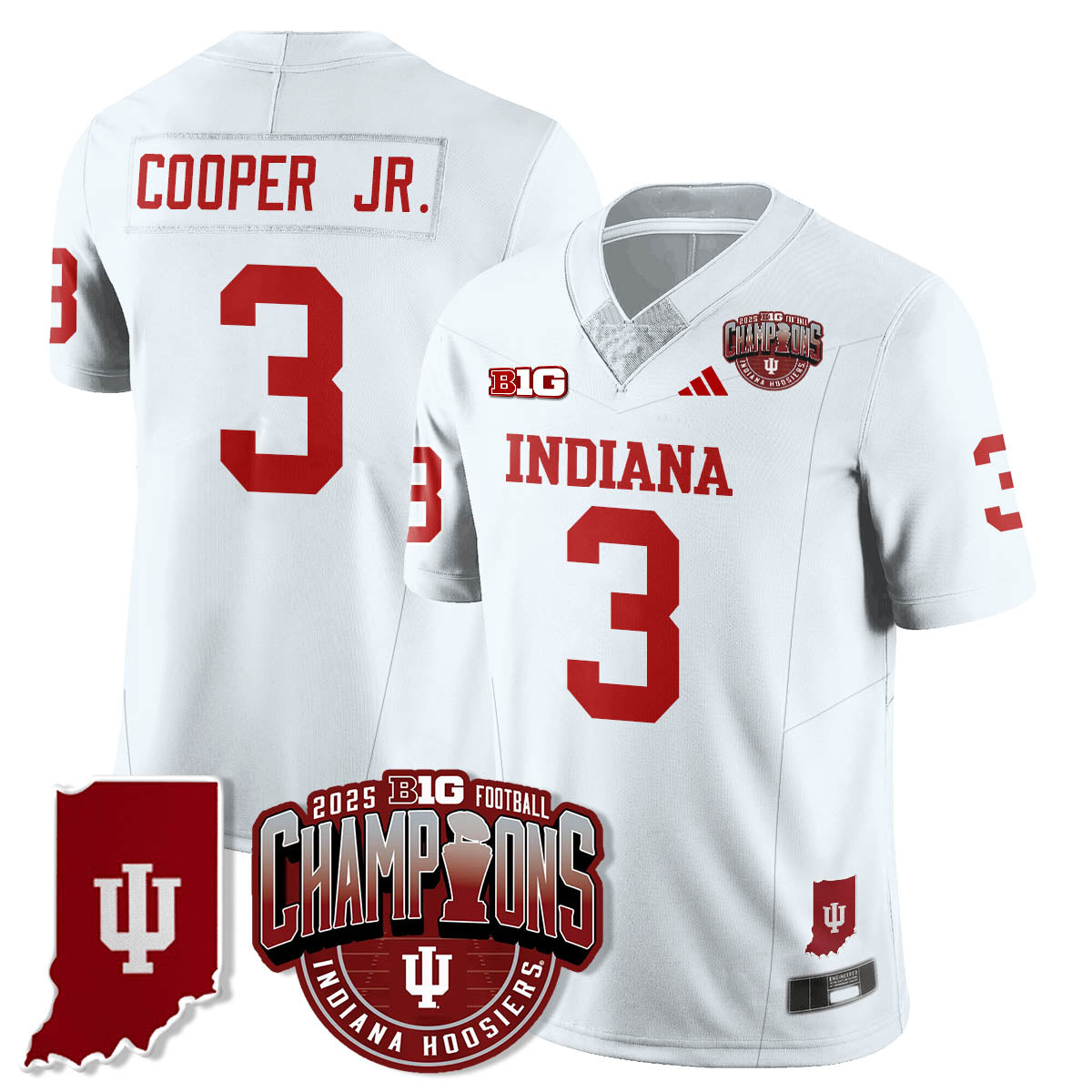IND Vapor Limited Football Jersey - Big 10 Champions