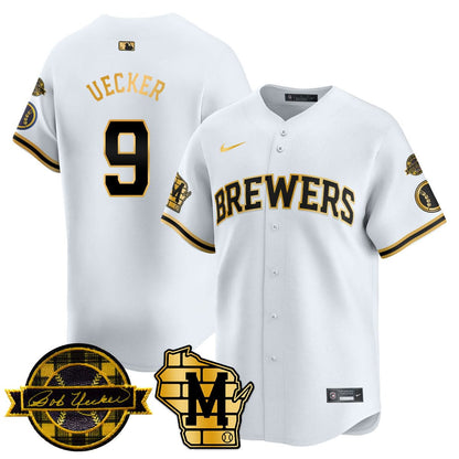 MB 2025 Limited Jersey - Bob Uecker Patch - Stitched