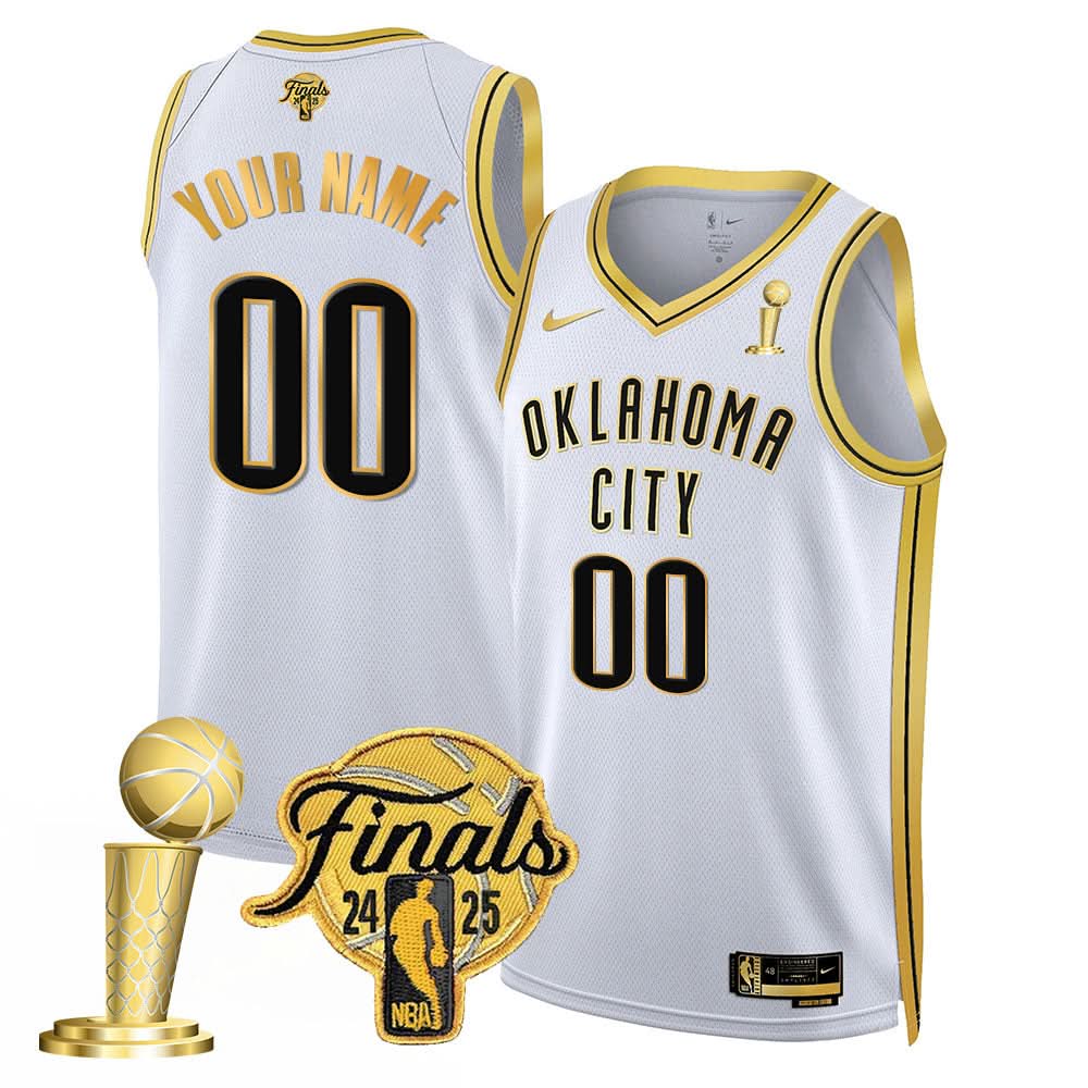 OKC 2024-25 Champions Custom Jersey - Stitched