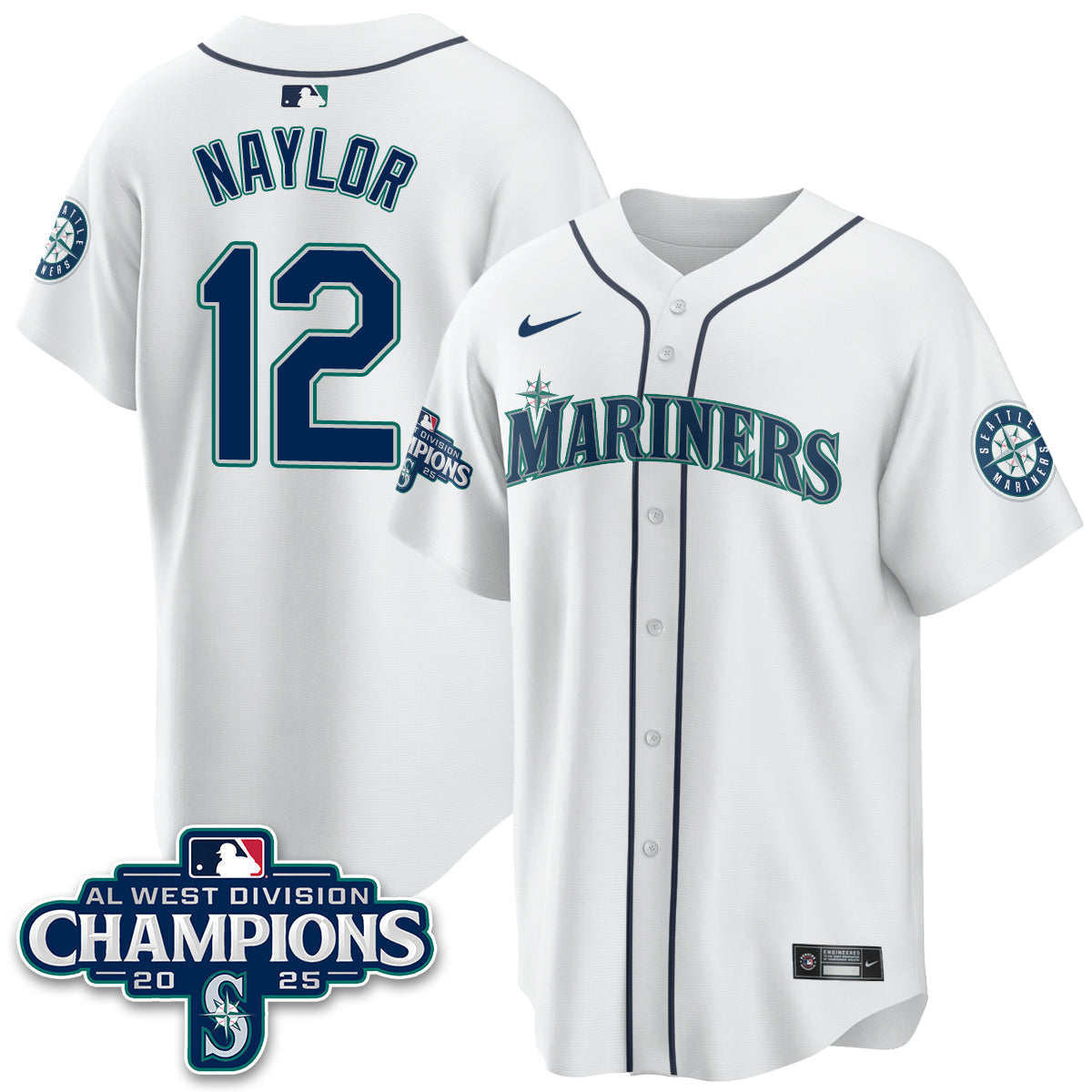 SM 2025 AL West Division Champions Jersey - Stitched