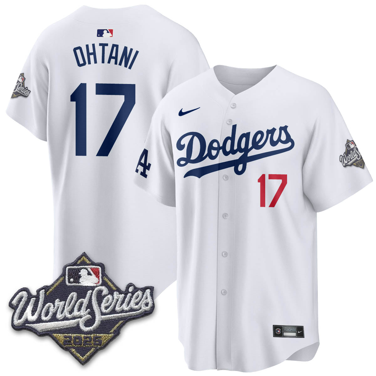 LAD 2025 World Series Jersey - Stitched