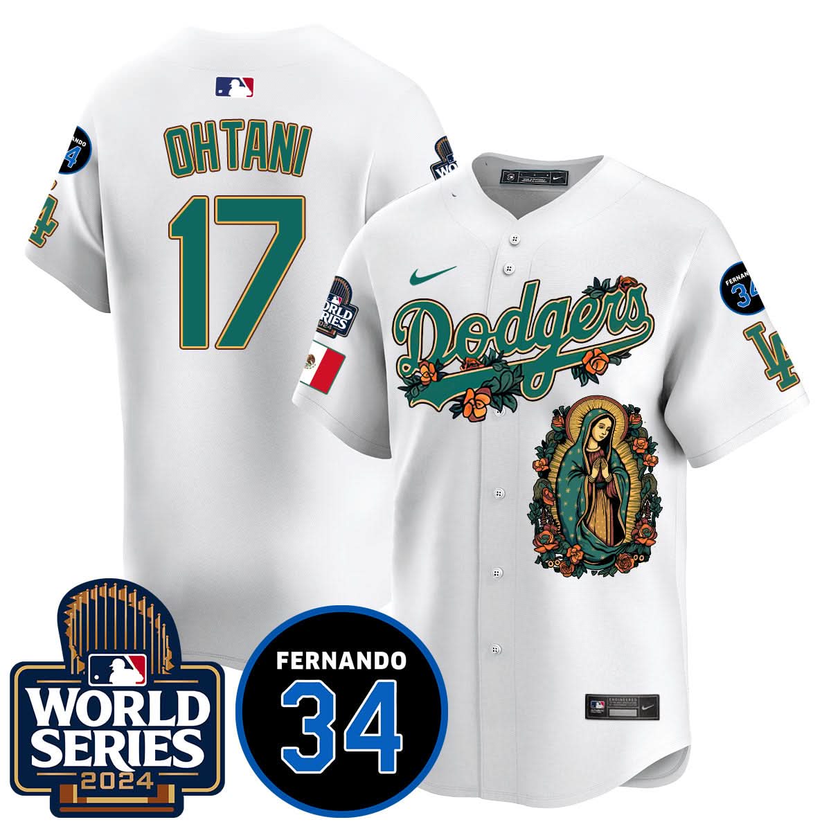 LAD Guadalupe - Fernando Valenzuela Memorial Jersey - Printed