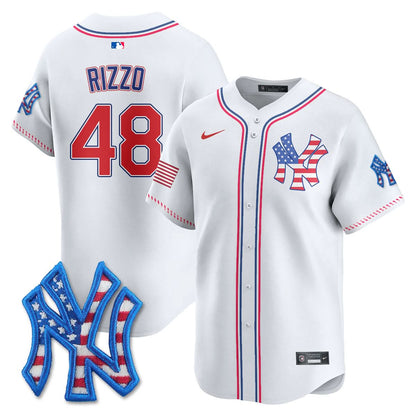 NYY 2025 Fourth of July Jersey - Stitched