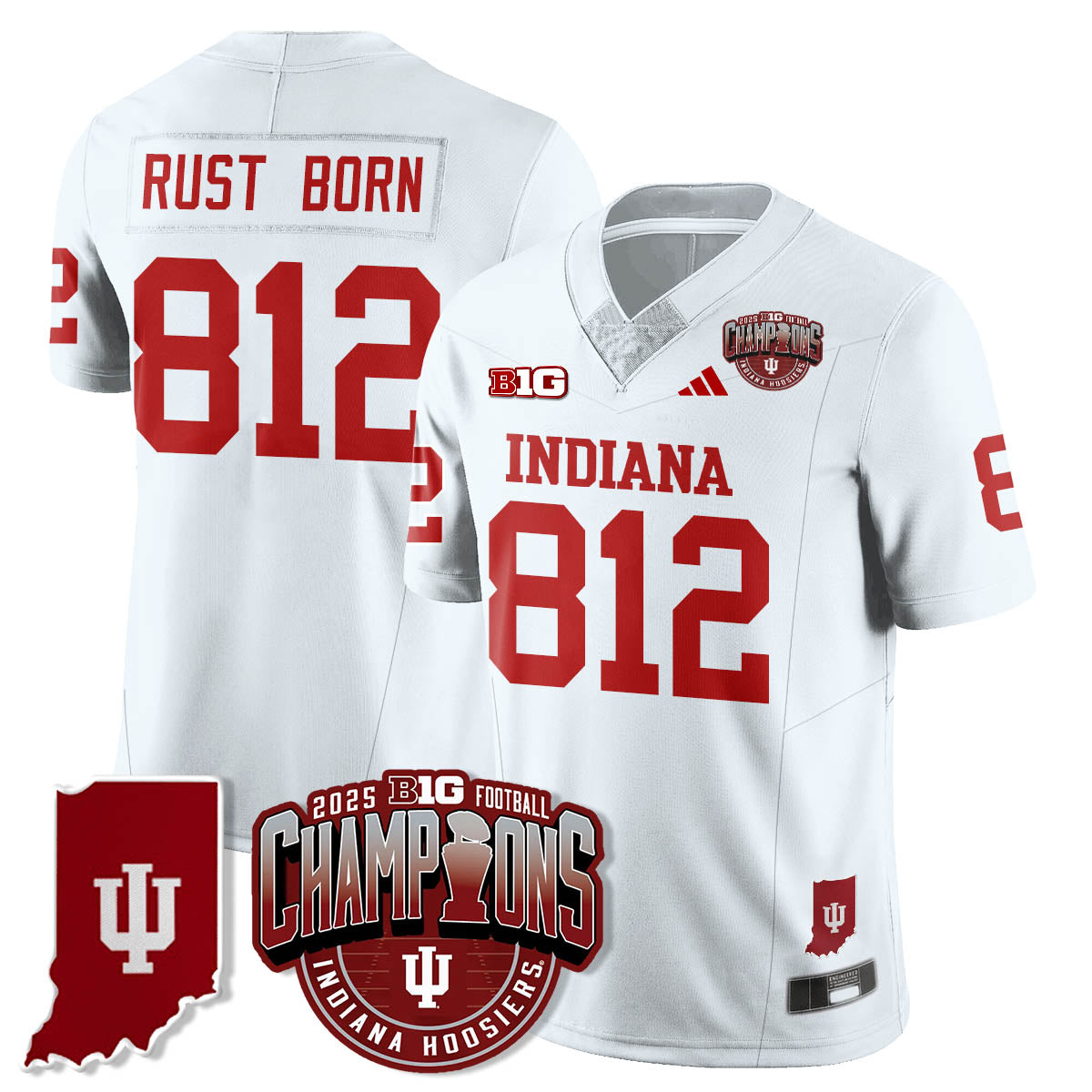 IND Vapor Limited Football Jersey - Big 10 Champions