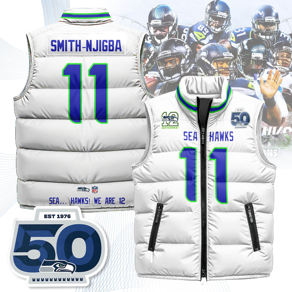 SEA Unisex Puffer Vest