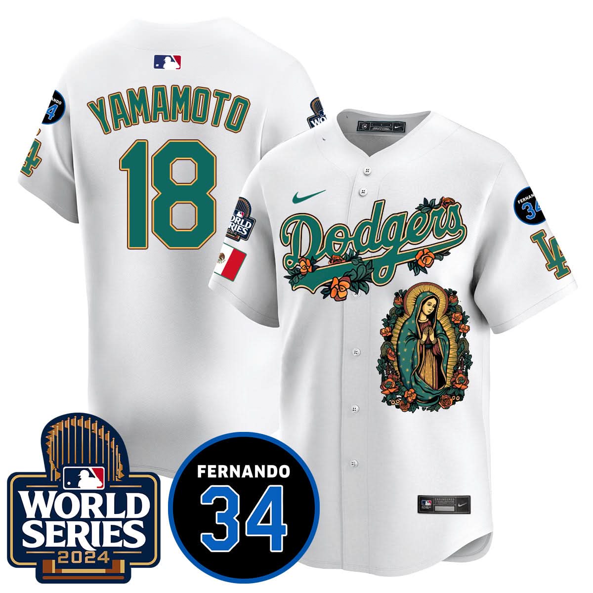 LAD Guadalupe - Fernando Valenzuela Memorial Jersey - Printed