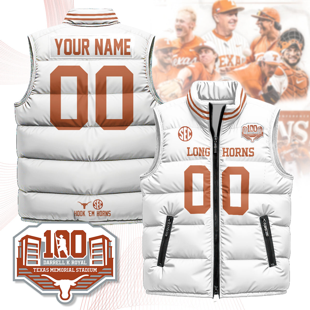 Personalized TL Unisex Puffer Vest