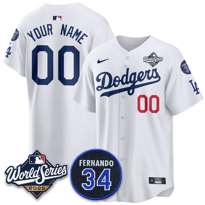 LAD 2025 National League Champions Custom Jersey - Stitched