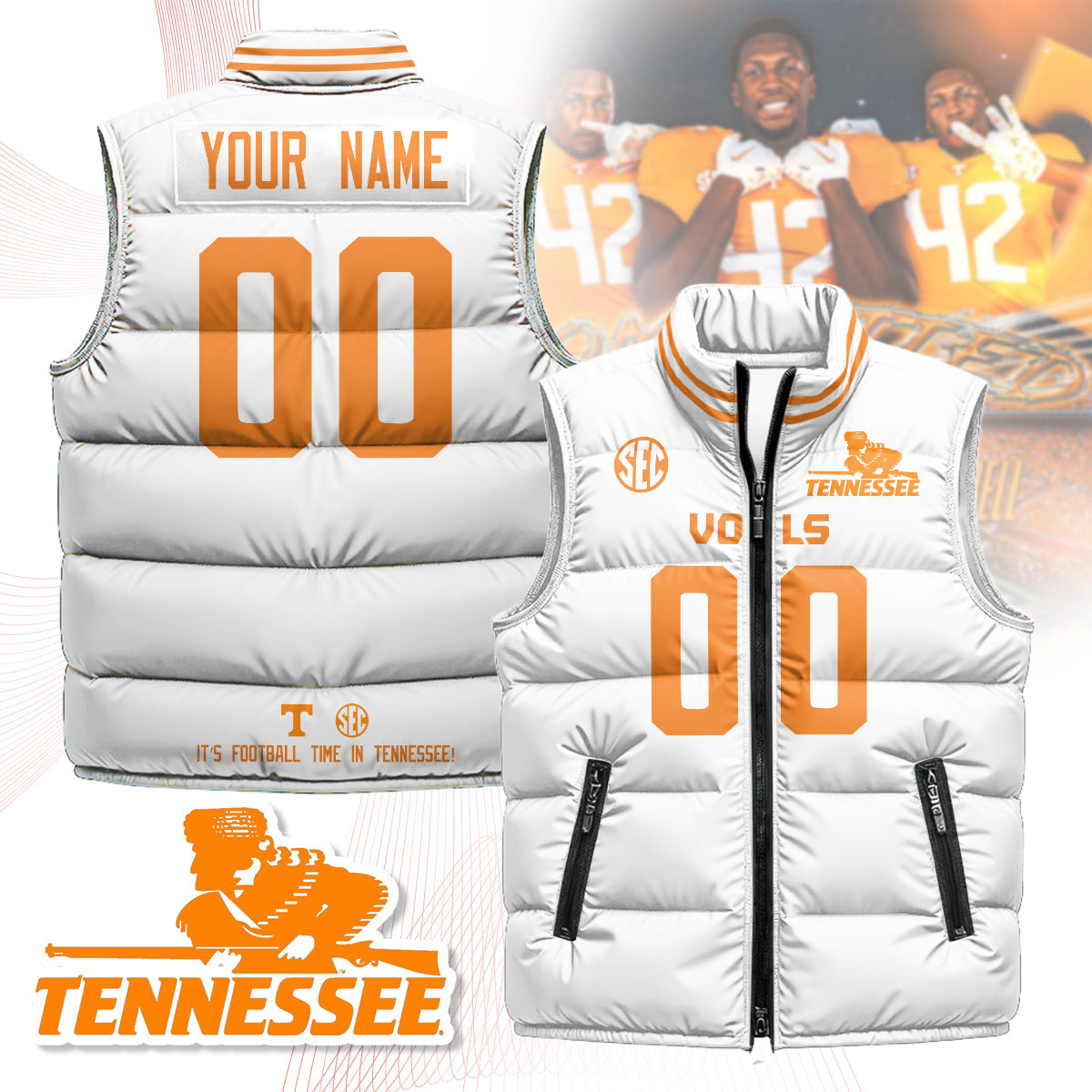 Personalized TV Unisex Puffer Vest