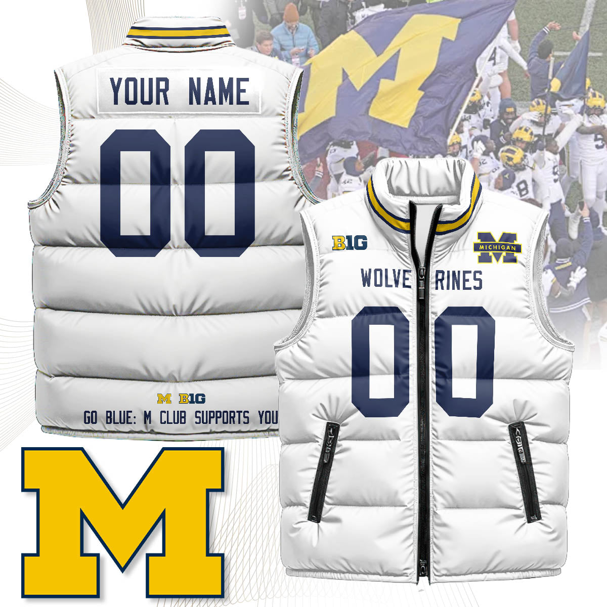 Personalized MW Unisex Puffer Vest