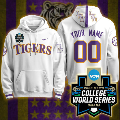 LSU 2025 World Series Limited Hoodie Personalized - Stitched