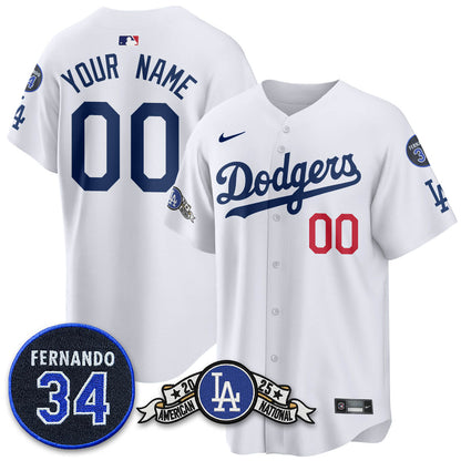 LAD 2025 National League Champions Jersey - Stitched