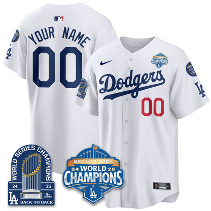 LAD 2025 World Series Champions Jersey - 9x Champs - Stitched