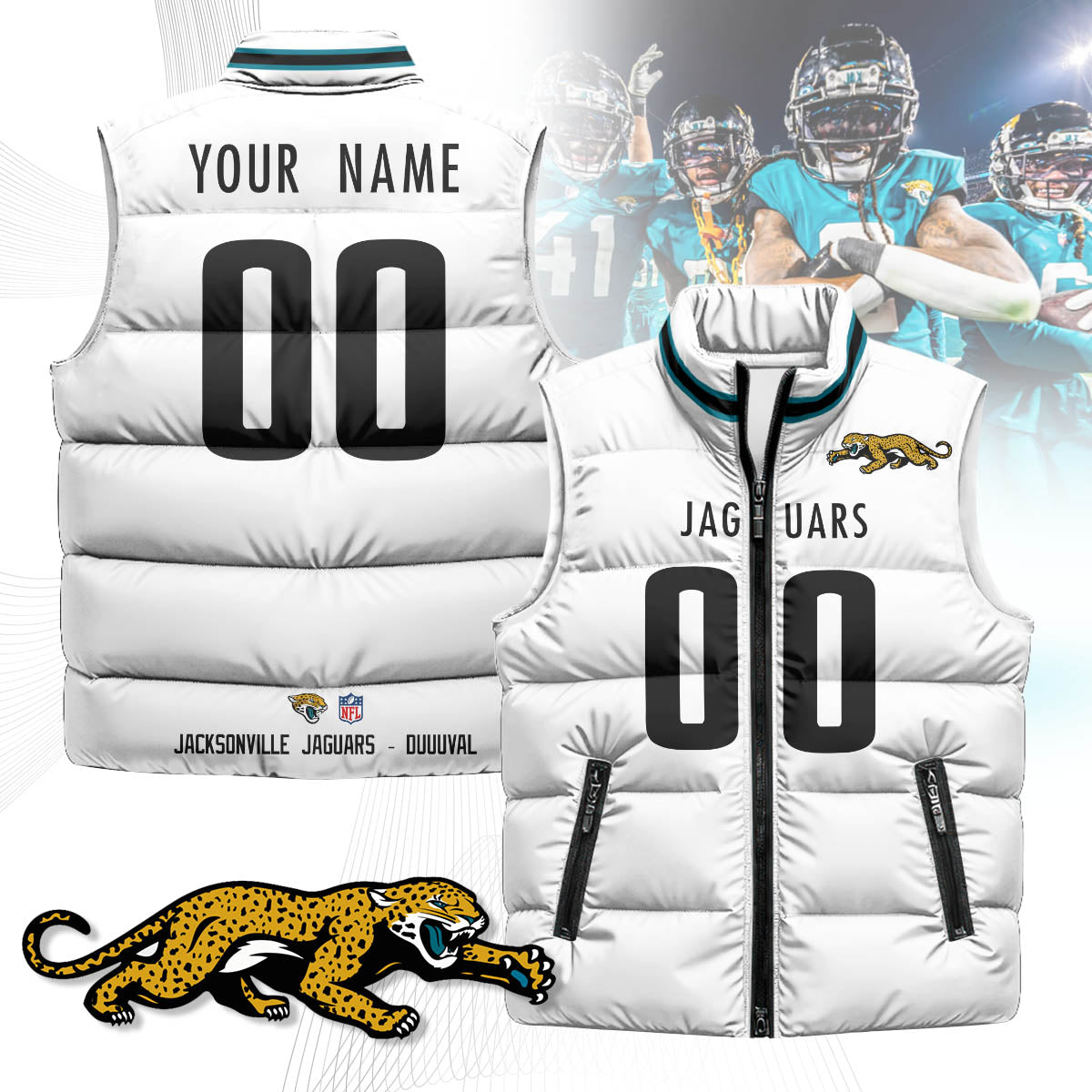 Personalized JJ Unisex Puffer Vest
