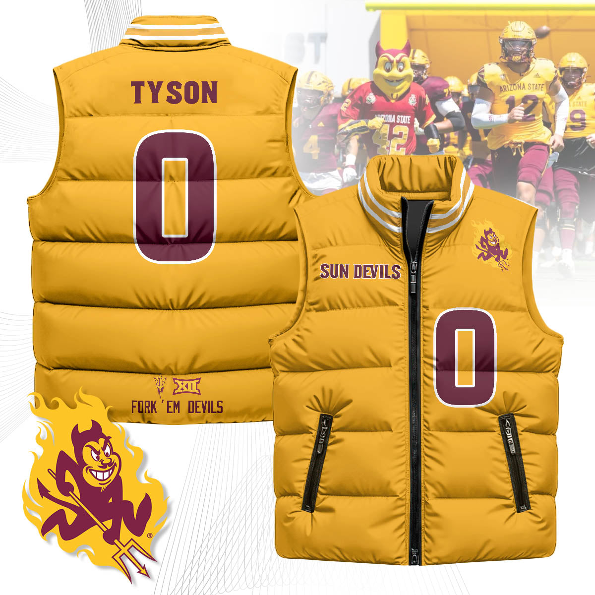 ASSD Unisex Puffer Vest