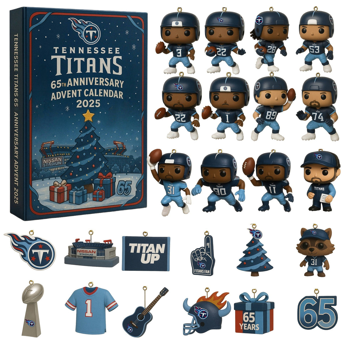 Tennessee Titans 65th Anniversary Advent Calendar 2025