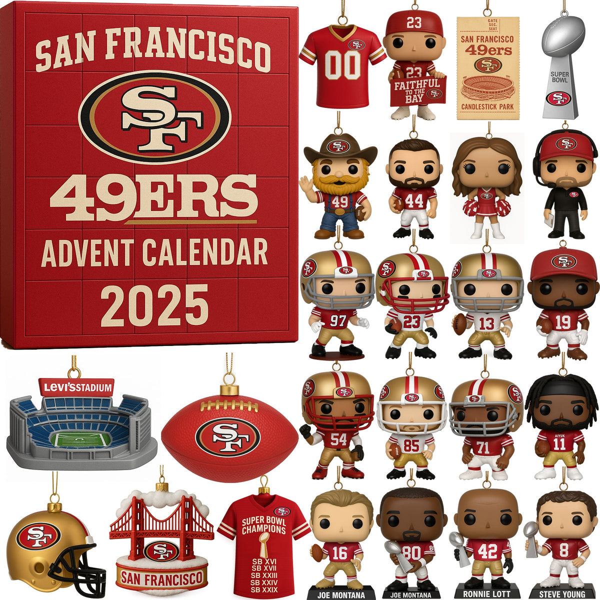 San Francisco 49ers 2025 Advent Calendar