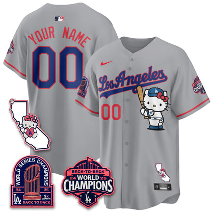 LAD x Meow KT 2026 Vapor Custom Jersey - Stitched - V4