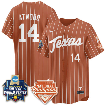 TEX Softball 2026 World Series (WCWS) Vapor Premier Limited Jersey - B2B Champs - Stitched
