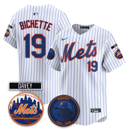 NYM 2026 Davey Johnson In Memoriam Vapor Limited Jersey - Stitched