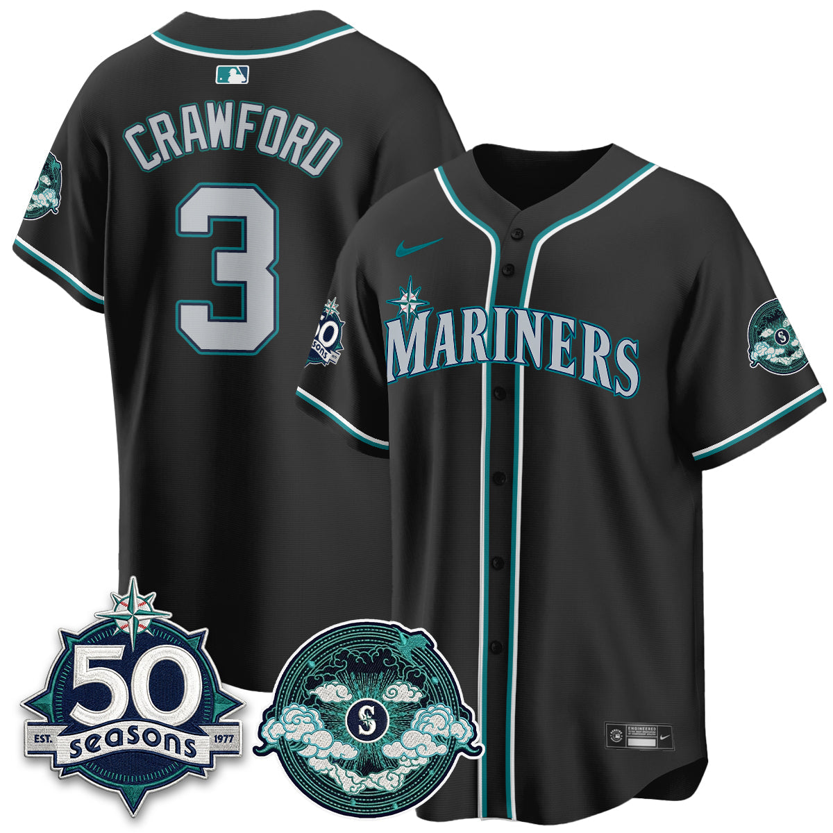 SEA x FW Night Limited Jersey - Stitched