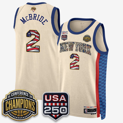 NYK 2026 Basketball  Eastern Conference Champions x Fourth of July Vapor Jersey - Stitched