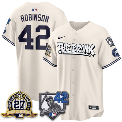 NYY The Bronx 2026 Jackie Robinson Day Vapor Limited Jersey - Stitched