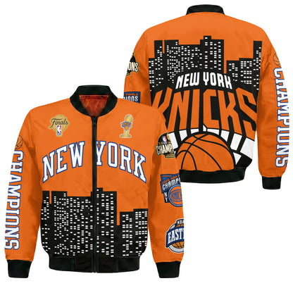 NYK 2026 Basketball  Finals Champions Limited Edition Bomber Jacket V2 - Printed