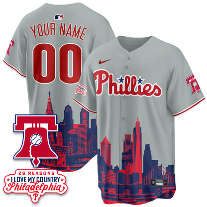 PHI "26 Reasons I Love My Country" Edition Vapor Custom Jersey - Stitched