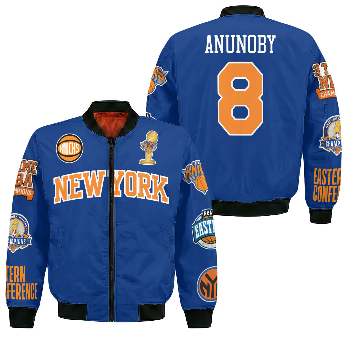 NYK 2026 Basketball  Finals Champions Limited Edition Bomber Jacket - Printed