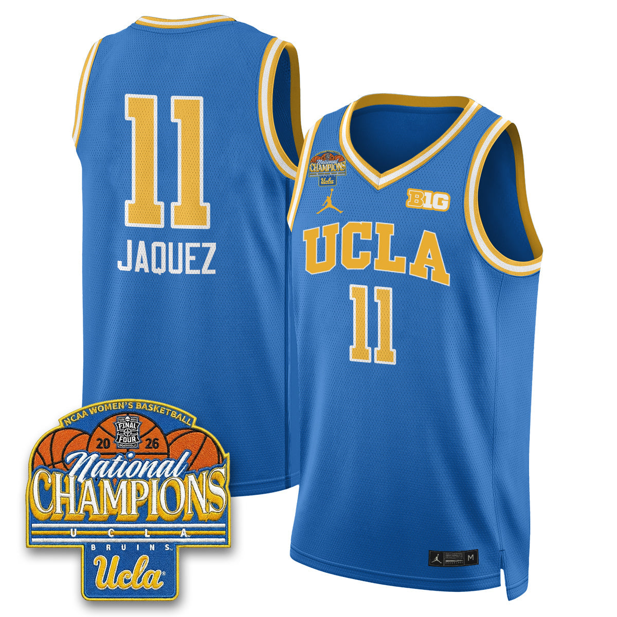 UCLA Women's Basketball National Champion 2026 Limited Jersey -  Stitched