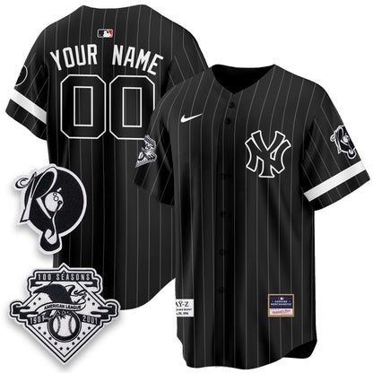 NYY x Jay Z Edition Vapor Custom Jersey - Stitched